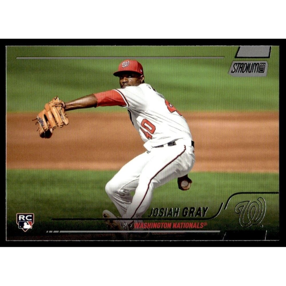 2022 Stadium Club Josiah Gray RC Washington Nationals #62